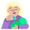 Woman Feeding Baby- Medium-Light Skin Tone emoji on Microsoft